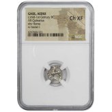 Aedui Silver Quinari Horse Coin