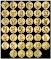 Presidential Dollar Collection 2007-Now - Imperfect Uncirculated Set