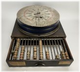 Vintage Needle Display Cabinet