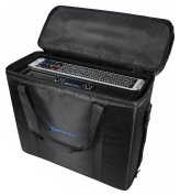 Double-Sided Pro Audio Rack Bag with Shoulder Strap - 4U, 16" Depth