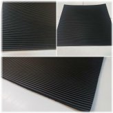 RubberTile Mat - 1/8 inch Thickness, 12 inches Width, 12 inches Length (Free Shipping)