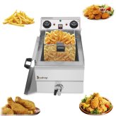 Stainless Fry Pro: Commercial-Grade Electric Deep Fryer with 12L Capacity