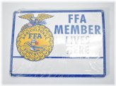 Vintage FFA Embossed Tin Sign