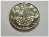 Vanuatu Crab and Palm Trees Wildlife Coin