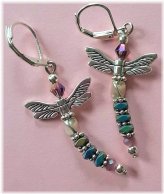 Mystic Prism Dragonfly Earrings