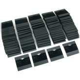 Black Earring Flocked Display Cards Set