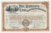 Mahoning Coal Railroad Corporation Certificate