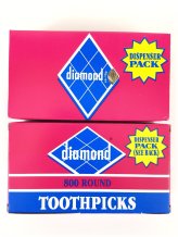 Diamondwood Toothpick Dispenser Pack