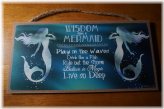 Mermaid Wisdom Plaque