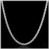 Argento Rope Chain Necklace