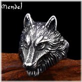 Fenrir Wolf Steel Ring