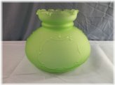 Emerald Scroll Glass Lamp Shade