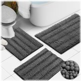 Plush Comfort Bath Mat Trio