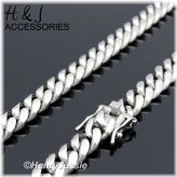 Silver Steel Link Necklace