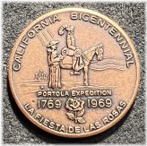 California Bicentennial Copper Medal