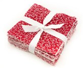 Red & White Charm Pack - 100% Cotton Quilt Squares