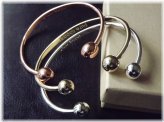 Copper Ball Bracelet with Magnetic Therapy