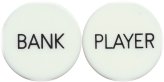 Baccarat Player and Bank Buttons Set