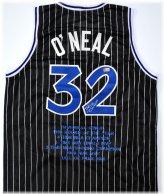 Shaquille O'Neal Black Orlando Pro Style Autographed Jersey