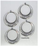 Floral Hoop with Hang Ring - Set of 4