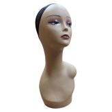 Soft-Faced Display Mannequin Head for Wigs and Hats