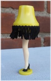 Miniature Leg Lamp Diorama Accessory