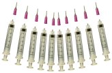 Purple Precision Syringe Tips - Pack of 10