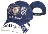 Navy Emblem Ball Cap