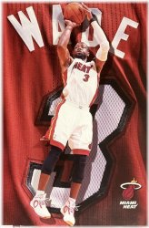 Classic Miami Heat 2011 Dwayne Wade Poster
