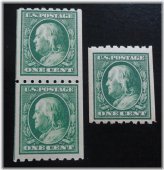 Vintage Benjamin Franklin Stamp Set