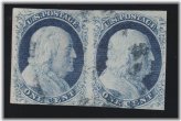 Franklin Pair - 19th Century US Stamp Set