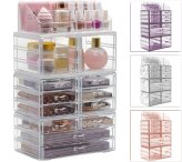 Clearview Cosmetic Storage Tower