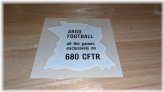 Retro Toronto Argonauts Window Decal