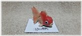 Golden Fantail Miniature Figurine