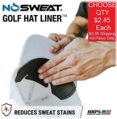 DryShield Golf Hat Liner & Moisture Barrier