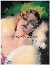 1929 Dreaming Ethereal Art Deco Flapper Girl by Rolf Armstrong