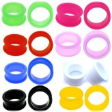 SoftFlare Silicone Ear Skins - Large Pair for Comfortable Ear Stretching