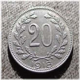 Imperial Austrian Heller 1918 - Franz Joseph I