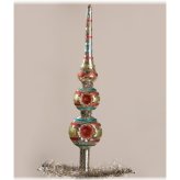 Mercury Glass Finial Christmas Tree Topper