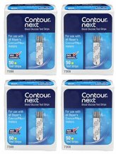 Contour Next Test Strips (200 count, 4 boxes of 50) with extended expiration date