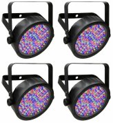 LED Par Can Lighting Kit - Set of 4 SlimPAR56 Lights by Chauvet