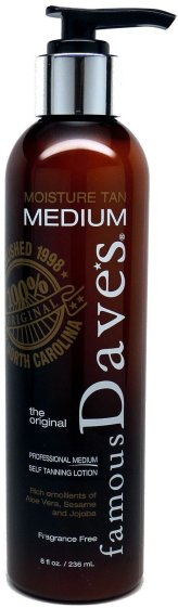 Moisture Glow Sunless Tanner by Famous Dave's