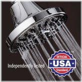 Premium 6-Setting Shower Head by AquaDance