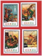 Ghana Christmas Stamps Collection