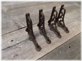 Vintage Cast Iron Wall Shelf Brackets