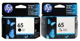 HP Genuine 2-Pack Ink Combo - Black and Color #65