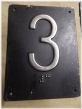 Timeless Braille Room Number Plaque
