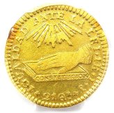 Chilean Gold Escudo - 1838 PCGS VF Details