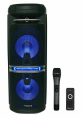 Rockville Go X10 Wireless Speaker System with Dual 10" Speakers and UHF Mic