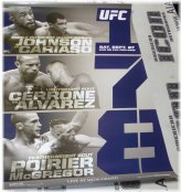 Champion's Collide: UFC 178 Poster Signed by Demetrious Johnson and Conor McGregor
